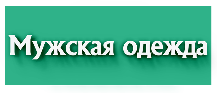 Мужская одежда, обувь